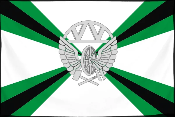 Флаг: Железнодорожные войска